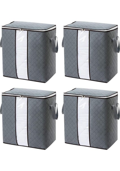 4x 46*48*28CM Saklama Torbası (Gri) (Yurt Dışından)