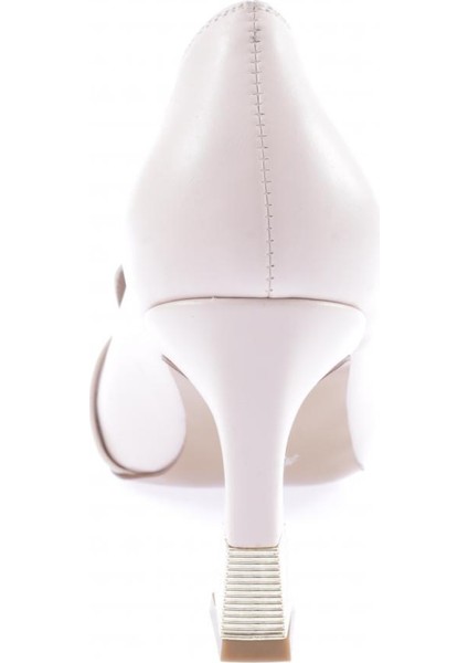 3015-23Y Kadin Metal Aksesuarli Kadeh Topuklu Ayakkabi fırsatları