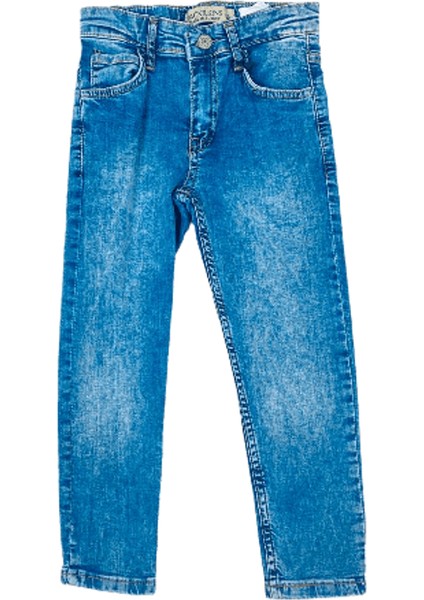 Erkek Çocuk Kot Pantolon Denim Mavi