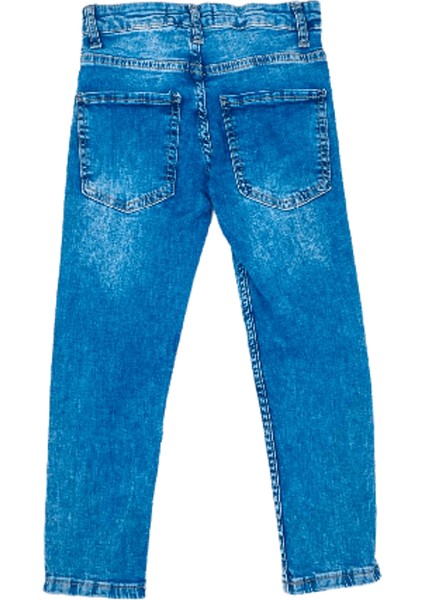 Erkek Çocuk Kot Pantolon Denim Mavi modelleri