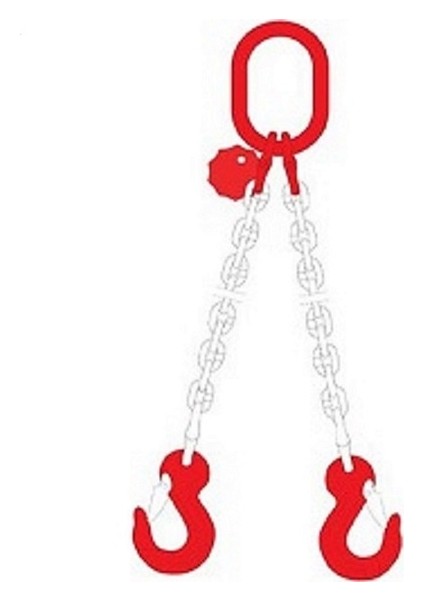 80, 2 Bacaklı Zincir Sapan, Boy:2m, 8 mm
