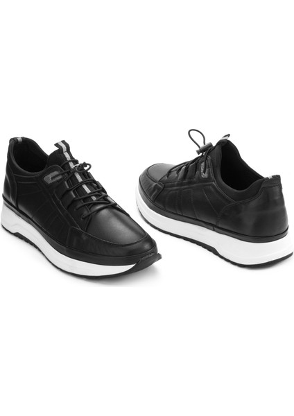 Erkek Hakiki Deri Kauçuk Taban Anatomik Günlük Ayakkabı - Sneaker