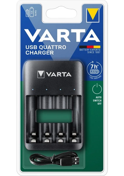 Sava-Varta  57652 USB Quottro Charger Pil Şarj Cihazı