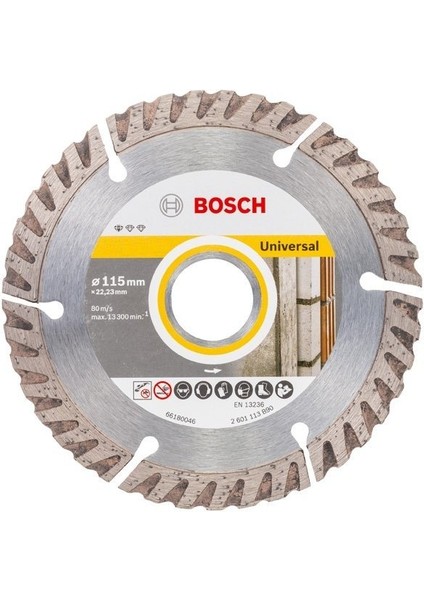 Universal Hızlı Kesim Için Elmas Testere 115 mm