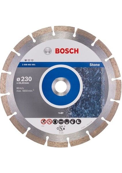 Granit ve Doğal Taşlar Için Elmas Testere 230 mm