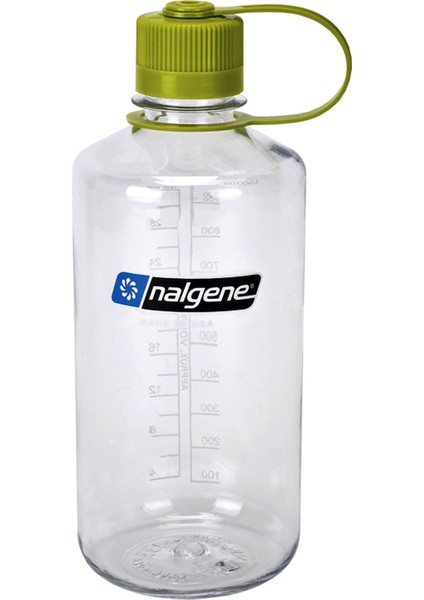 Dar Ağız 32OZ Şeffaf Yeşil Kapaklı