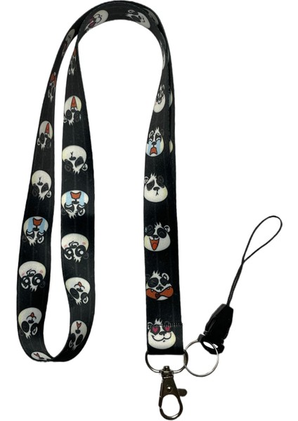 Çılgın Panda Boyun Ipi Telefon Askısı