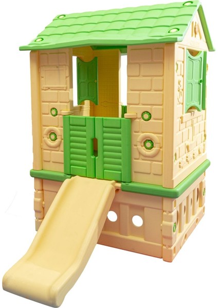 Çocuk Oyun Parkı - 2 Kapılı Kaydıraklı Oyun Evi - Anaokulu - Kreş - Çocuk - Kaydırak - Çocuk Aktivite fiyatları