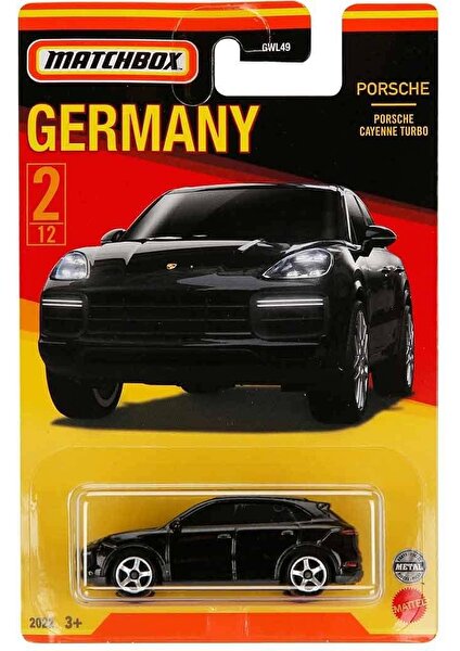 Matchbox Almanya Araçları Serisi GWL49 - Porsche Cayenne Turbo