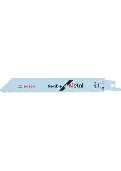 S 922 Bf Metal Kesimi Için Esnek Tilki Kuyruğu Testere Ucu (1 Adet)