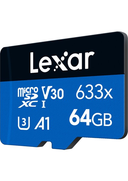 High-Performance 64GB 633X Microsdxc™ Uhs-I 100MB/S Okuma 20MB/S Yazma Micro Sd Hafıza Kartı