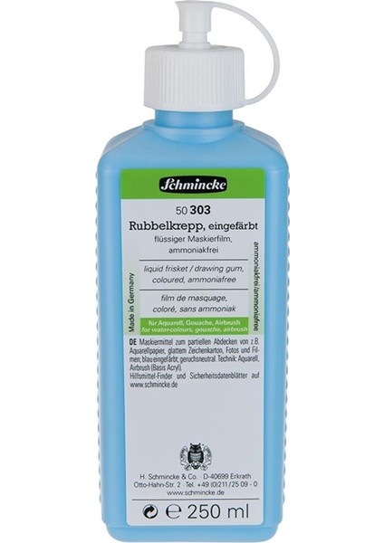 Medium 303 Liquid Frisket Renkli Maskeleme Sıvısı 250 Ml.