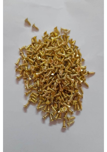 6,5 mm Mini Hobi Vidası Sarı 1000 Adet