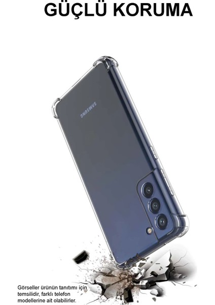 Xiaomi Redmi Note 10 5g ile Uyumlu Kapak Kamera Korumalı Şeffaf Airbag Antishock Köşe Korumalı Silikon Şeffaf Kılıf