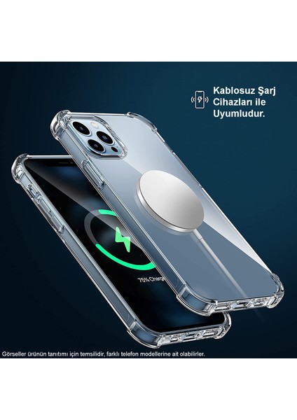 Caseworld Realme C11 ile Uyumlu Kapak Airbag Antishock Köşe Korumalı Silikon Şeffaf Kılıf