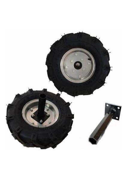 Flash 250 Honda GP160 Çapa Makinası Lastik Teker Takım 400X8