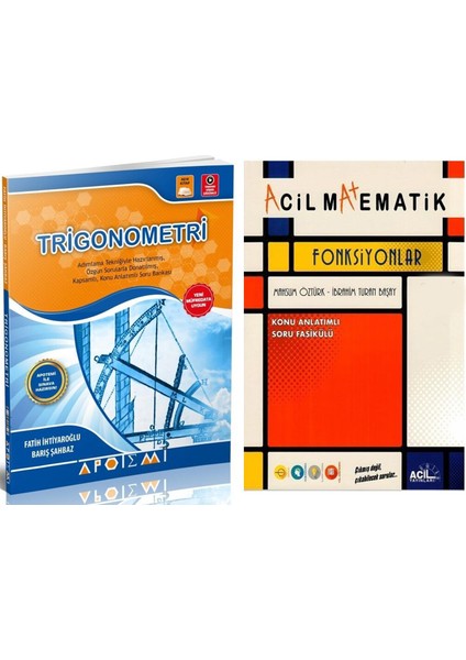 Apotemi Trigonometri ve Fonksiyonlar Seti 2 Kitap