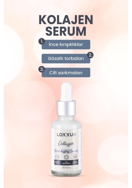 C Vitamini Serum + Kolajen Serum + Yüksek Korumalı Güneş Kremi