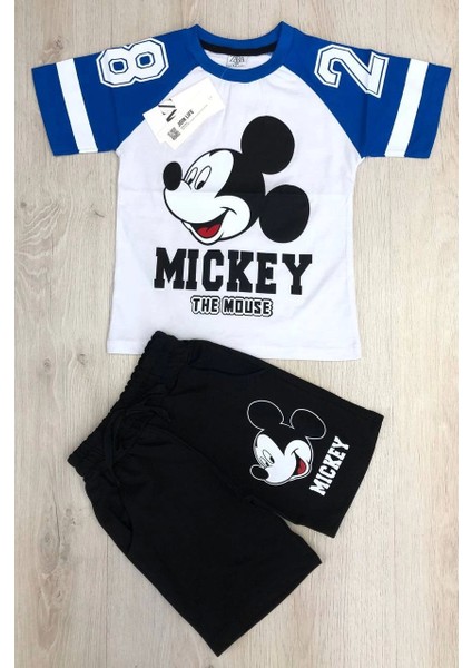 Erkek Çocuk Mickey Baskılı Ikili Takım