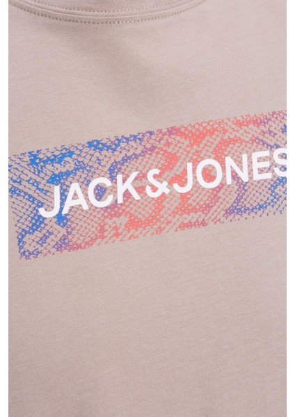 Jack & Jones Jconavıgator Logo Tee Ss Crew Neck