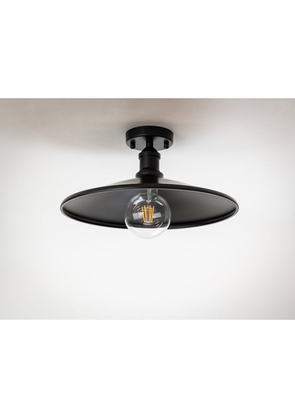 Retro5,rustik Mutfak,oda,salon Cafeler Için Tekli Metal Plofonyer Avize ÇAP:38CM modelleri