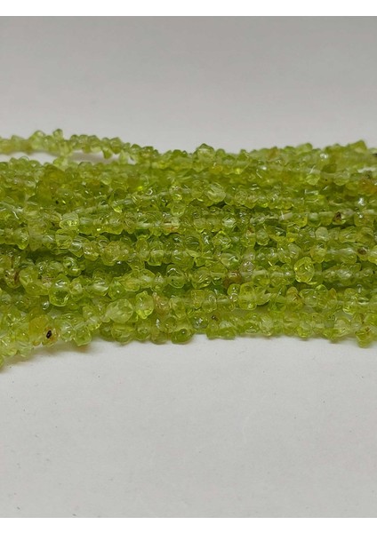 Peridot (Zebercet) Taşı Royal Minik 4-6mm Aralığı Şekilsiz Taşlar Dizi