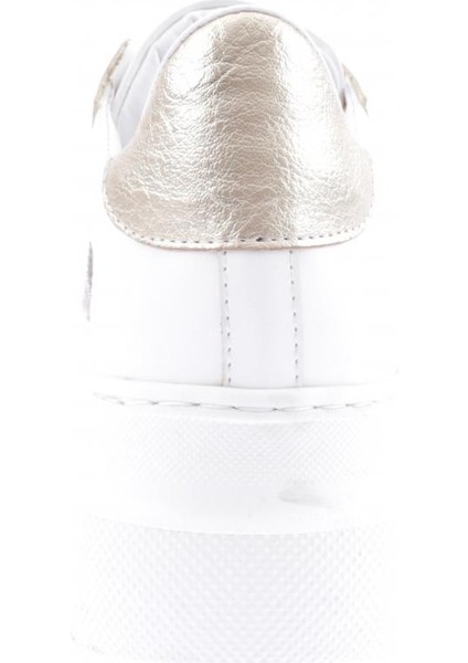 ES865-23Y Kadin Kalin Silver Taşli Sneakers Ayakkabi10