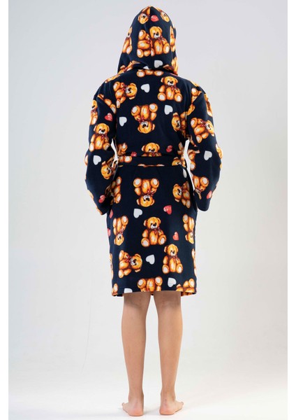 Vıenetta Kız Cocuk Polar Kapsonlu Ceplı Sabahlık fırsatları