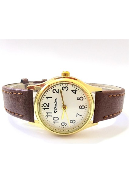 Retro Kadın Kol Saati, Vintage Tasarım, Klasik Tasarım, Altın / Gold Rengi, Minimal, Kayışlı fiyatları