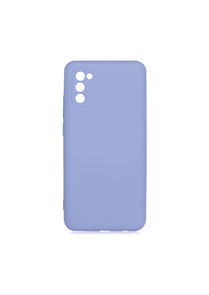 Galaxy A02S Kılıf Kamera Korumalı Içi Kadife Lansman Silikon Kapak