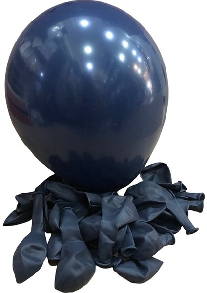 12'' Gece Mavisi Rengi Balon 10 Adet