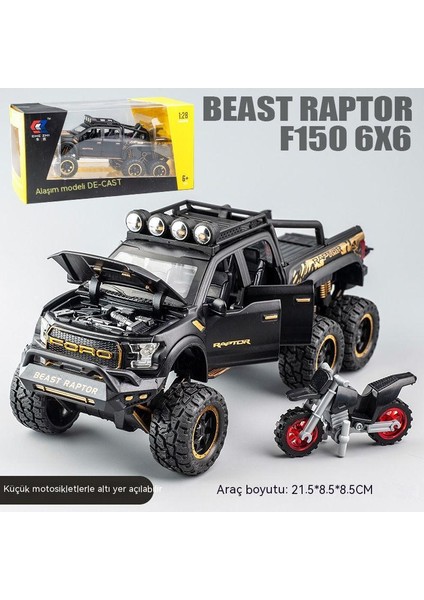 Ford Raptor F150 Model Simülasyon Alaşım Arazi Aracı (Yurt Dışından)