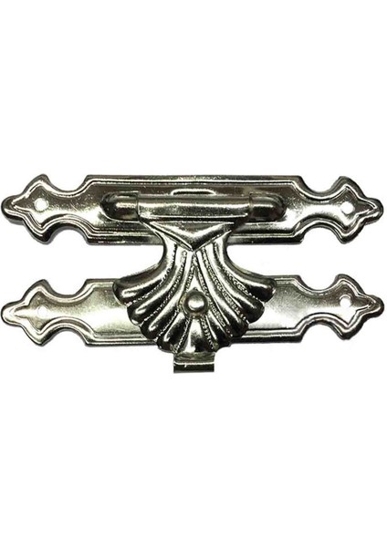 Büyük Tavla Klips 3 Adet No:4 Kutu Kapak Kilit Nikel