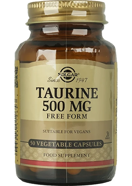 Taurin 500 Mg 50 Kapsül