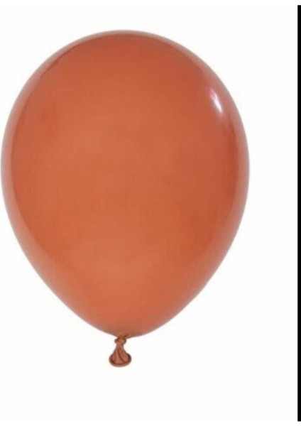 12'' Yanık Turuncu Rengi Balon 30 Adet