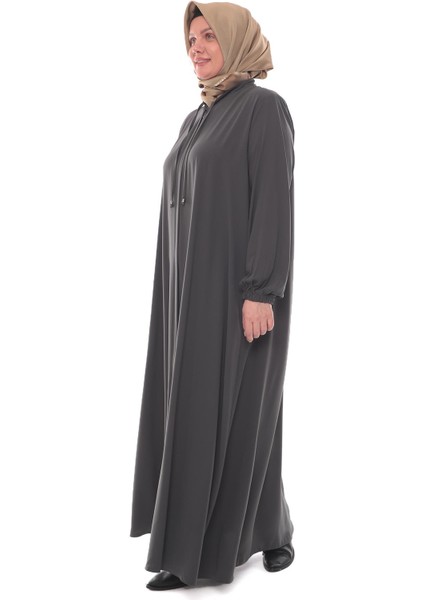 Çağnur Medine Krebi Büyük Beden Kadın Tesettür Ferace fiyatları