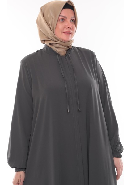 Çağnur Medine Krebi Büyük Beden Kadın Tesettür Ferace modelleri