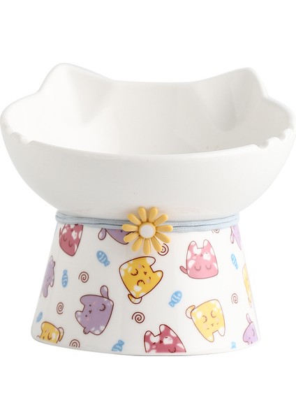 Seramik Uzun Kedi Haznesi Servikal Omurga Besleyiciyi Korur (Yurt Dışından)