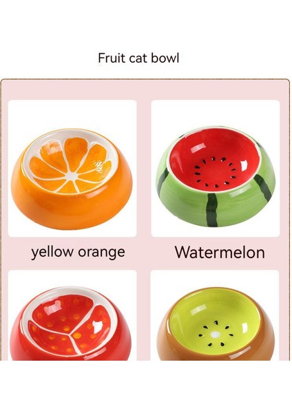 1 Adet Kedi ve Köpek Içinmeyve Seramik Kase Besleyici - Yeşil (Yurt Dışından) modelleri