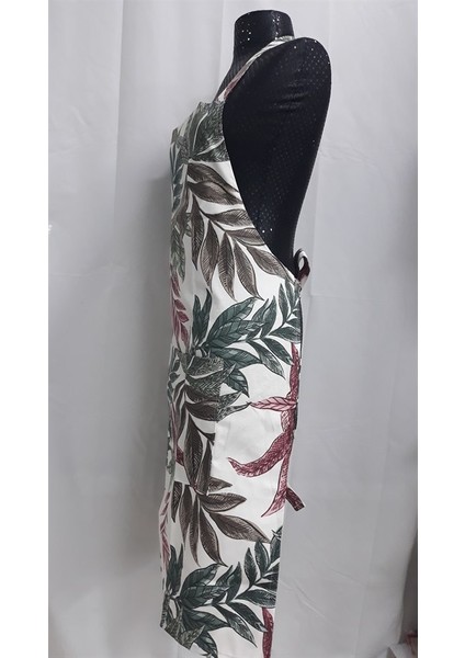 Zenica Mutfak Önlüğü Modeli-Yapraklar Krem fiyatları