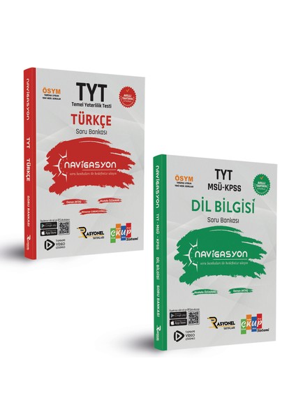 TYT Msü Türkçe ve Dil Bilgisi Soru Bankası 2li Set