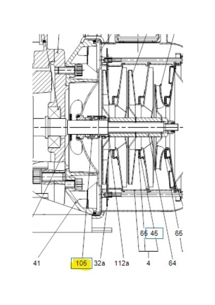 Demirkol Mekanik Salmastra GRF706BL Çap 12