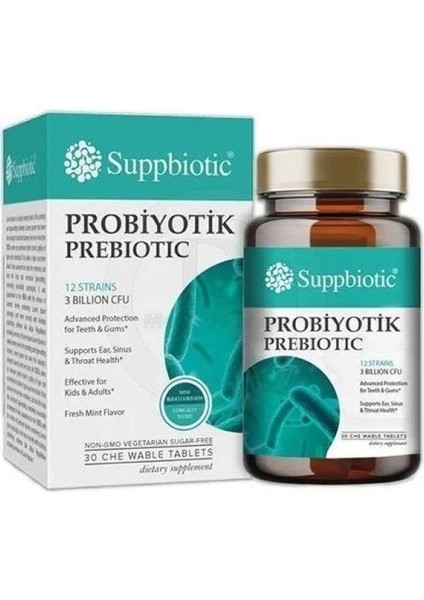 Suppbıotic Probiyotik Prebiyotik 30 Kapsül fiyatları