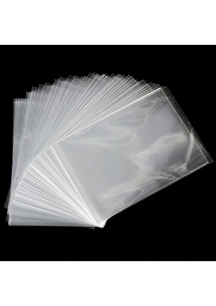 15x25 cm Şeffaf Düz Poşet 50 Adet Butik Ürünler İçin Pratik Paketleme Çözümü