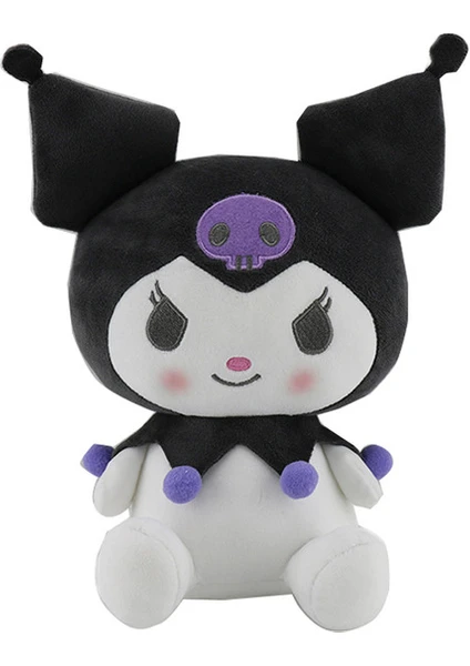 25 cm 5 Stil Kuromi Peluş Oyuncak - Siyah (Yurt Dışından)