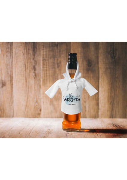 Kişiye Özel Mini Beyaz Içki Şişesi Tişörtü , Ev Bar Dekoru, Viski, Şarap, Votka, Rakı Şişesi Tişörtü, Ev Barı-14 fiyatları