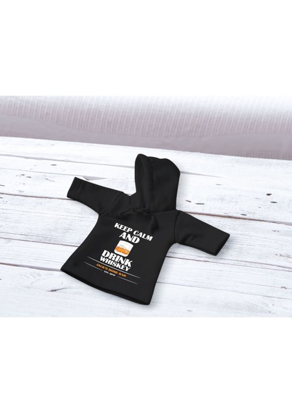 Kişiye Özel Mini Siyah Içki Şişesi Tişörtü , Ev Bar Dekoru, Viski, Şarap, Votka, Rakı Şişesi Tişörtü, Ev Barı-8 indirimleri