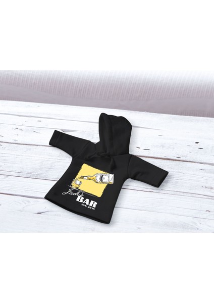 Kişiye Özel Mini Siyah Içki Şişesi Tişörtü , Ev Bar Dekoru, Viski, Şarap, Votka, Rakı Şişesi Tişörtü, Ev Barı-10 fırsatları