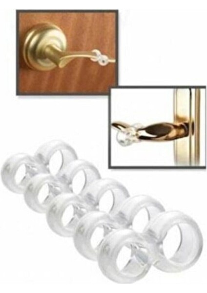 Silikon Kapı Pencere Kolu Stoperi Tamponu 4 Lü