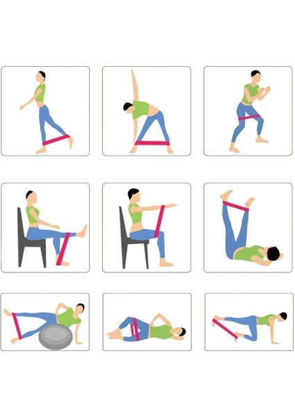 Spor Direnç Lastiği 5 Farklı Direnç